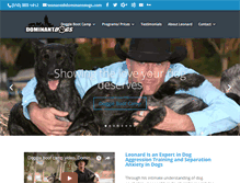 Tablet Screenshot of dominantdogs.com